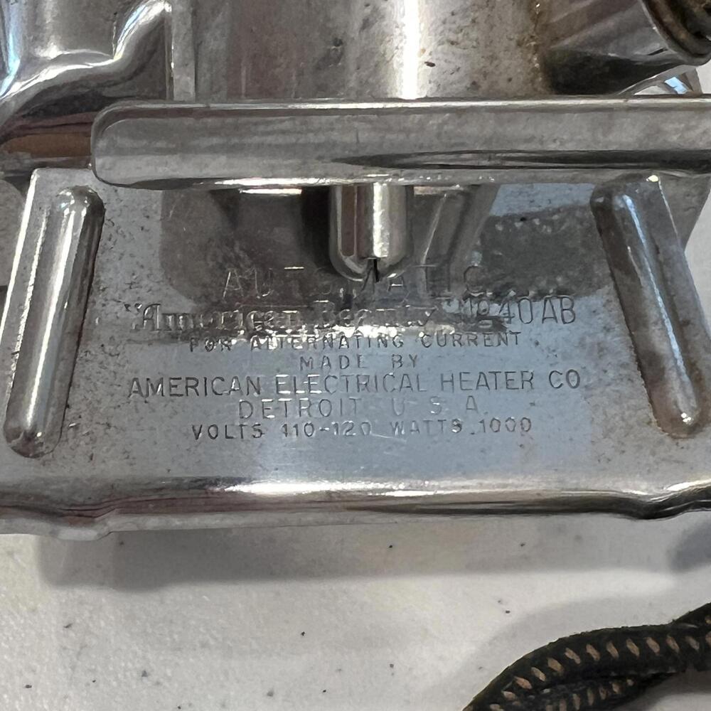 American Beauty 40-AB Vintage electric iron 110-120 1000 watts - Picture 3 of 9